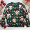 Personalized Photo Ugly Sweater, Custom Christmas Sweater Funny Face Xmas