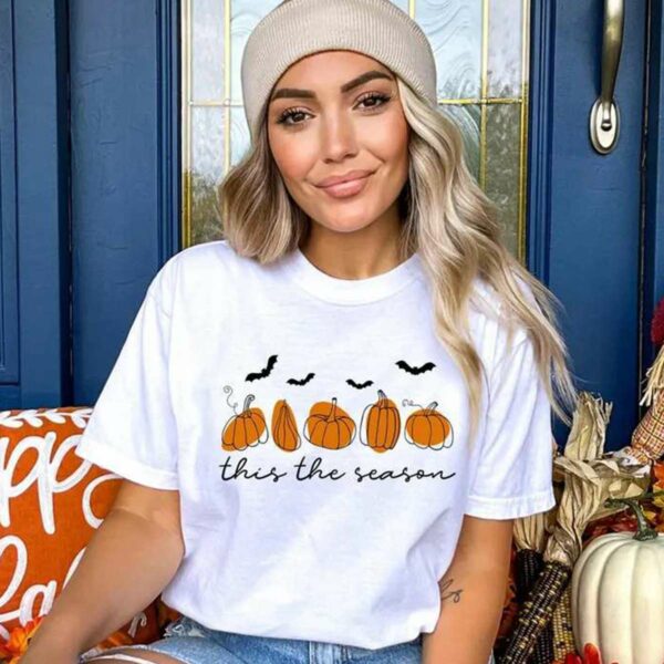 Tis The Season Halloween Shirt, Spooky Season Shirt, Funny Halloween Pumpkin Shirt