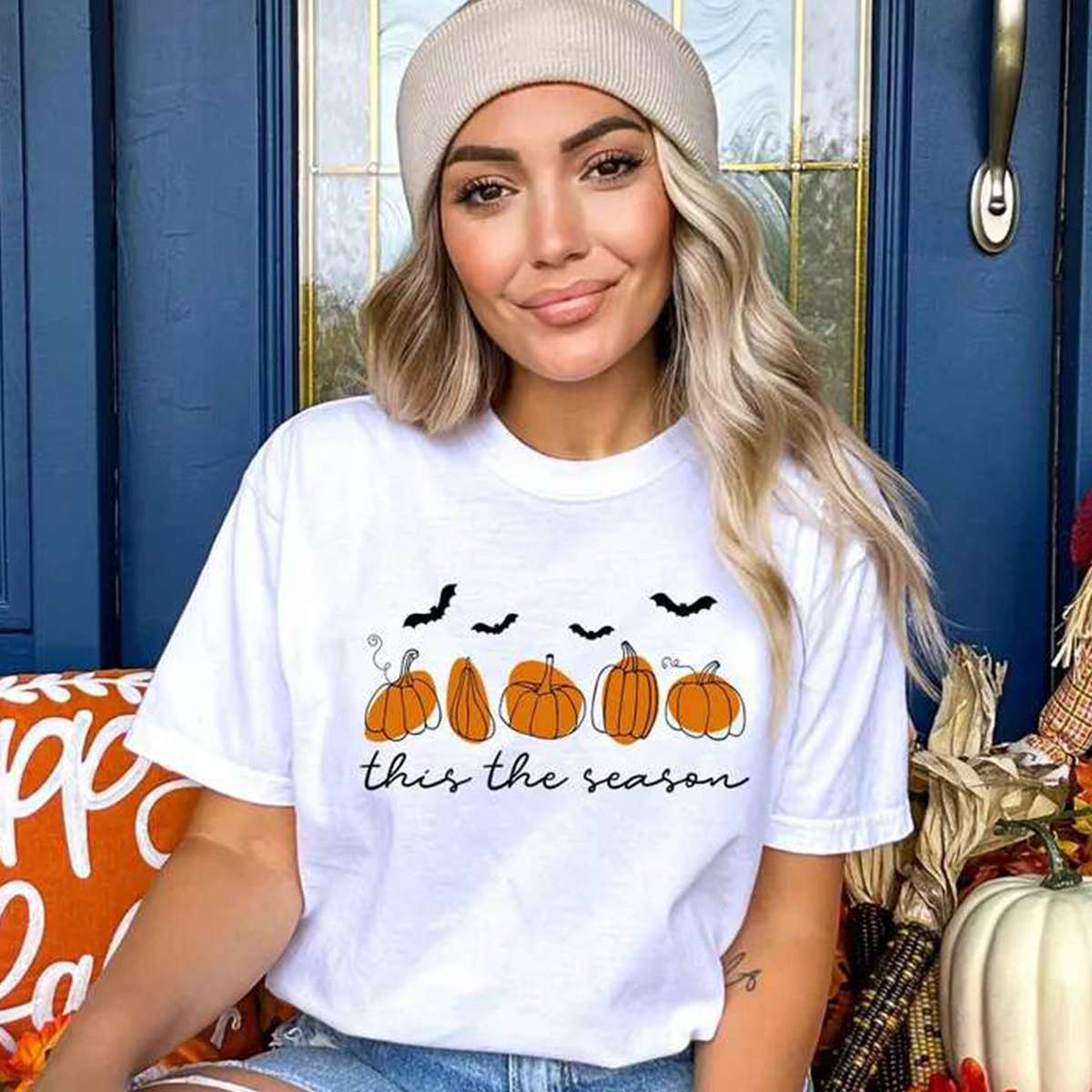Tis The Season Halloween Shirt, Spooky Season Shirt, Funny Halloween Pumpkin Shirt