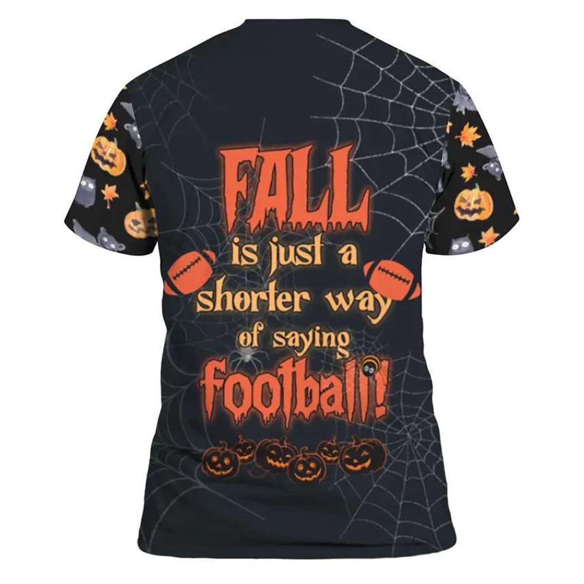 3D Halloween Football Shirt Spooky All Over Print T-Shirt, Funny Halloween Gift for American Football Fans 3D Halloween Football Shirt Spooky All Over Print T-Shirt, Funny Halloween Gift for American Football Fans