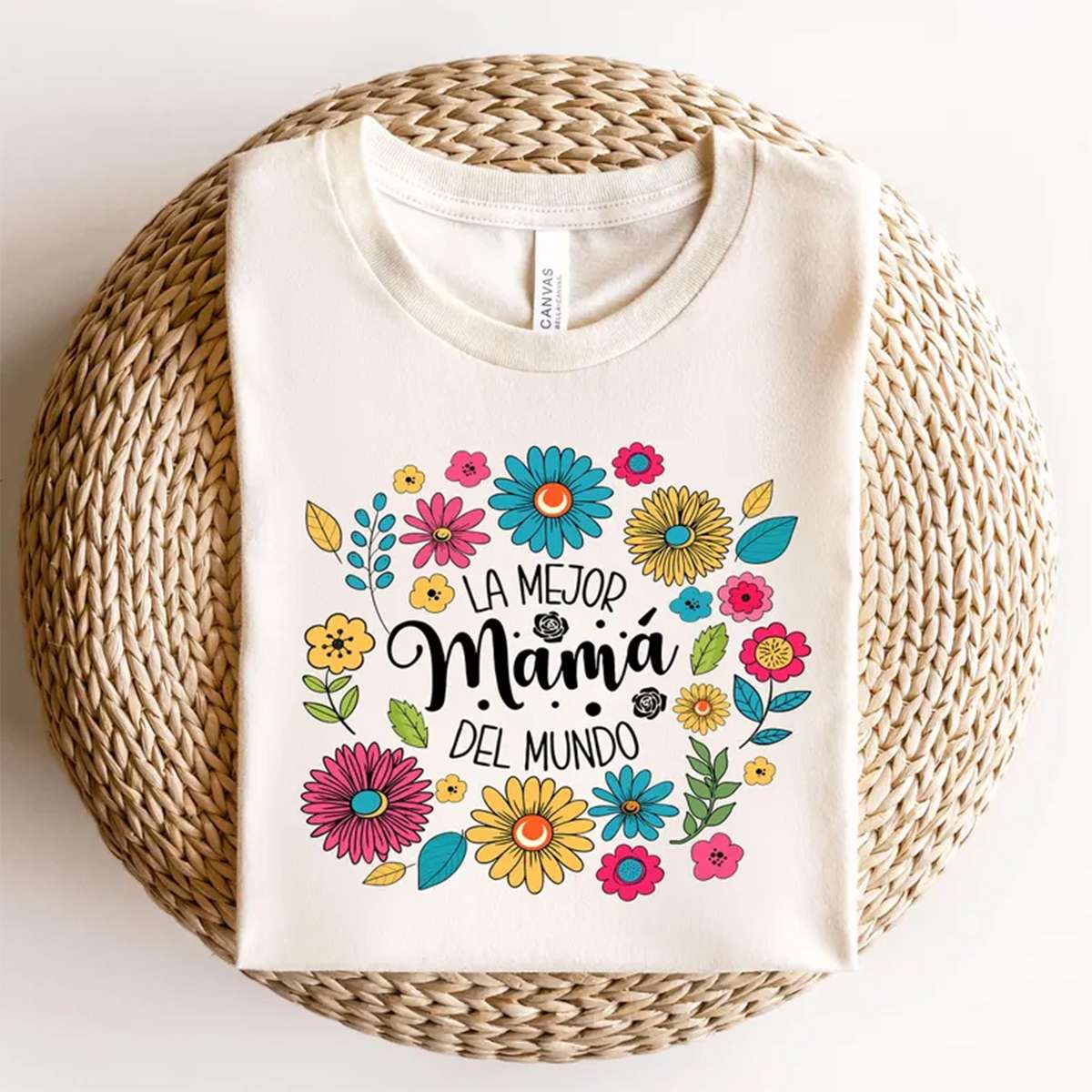 La Mejor Mama Del Mundo Floral Shirt, Latina Mom Gift, Mothers Day Shirt