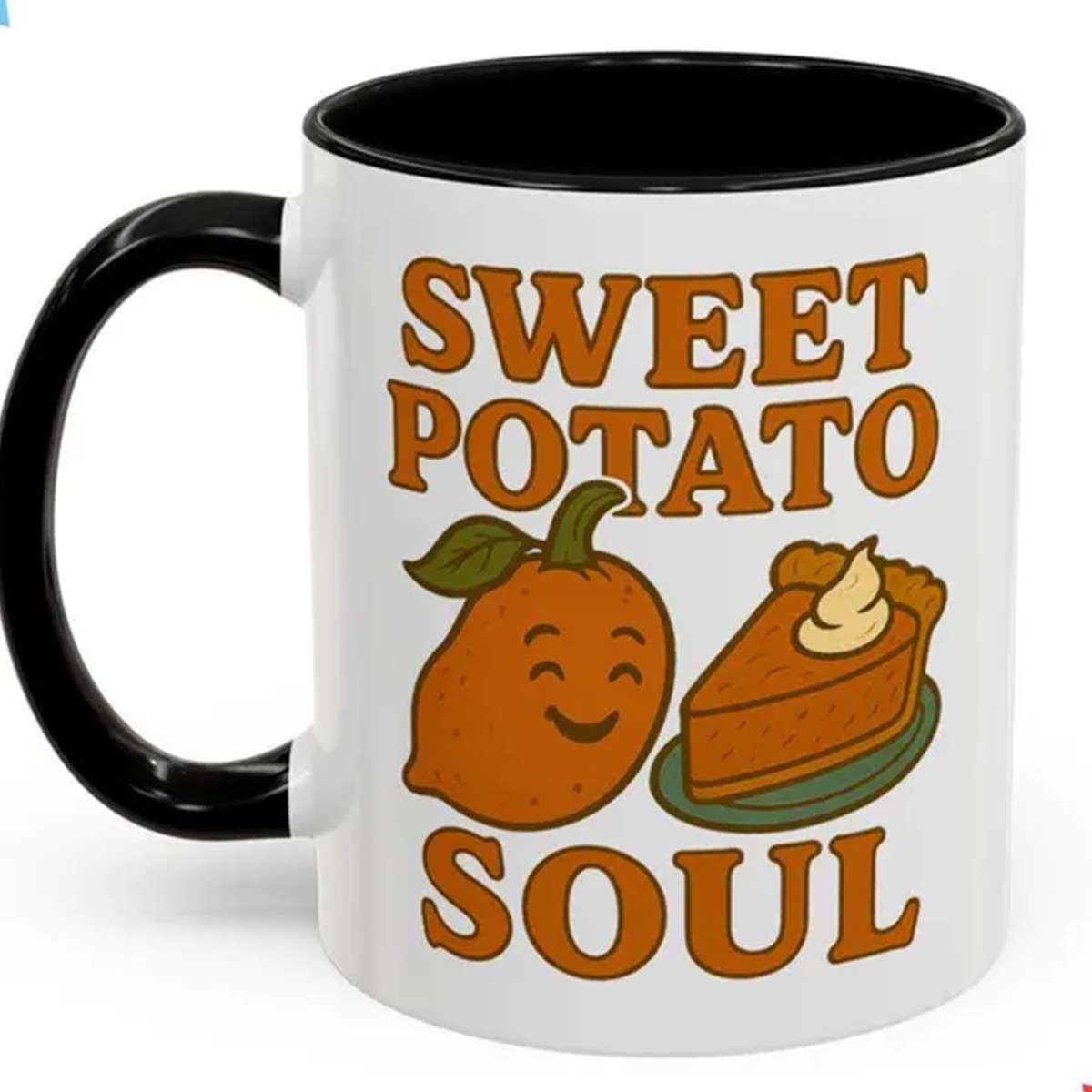 Sweet Potato Soul Cute Fall Food Pun Coffee Mug