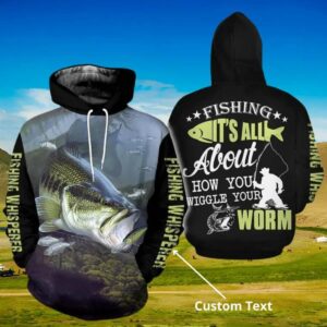 Bass Fishing Clothes Bass Fishing Pullover 3D Hoodie