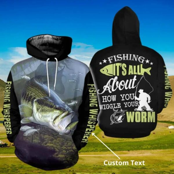 Bass Fishing Clothes Bass Fishing Pullover 3D Hoodie