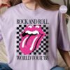Vintage Rock & Roll Music Retro Guitar T-Shirt