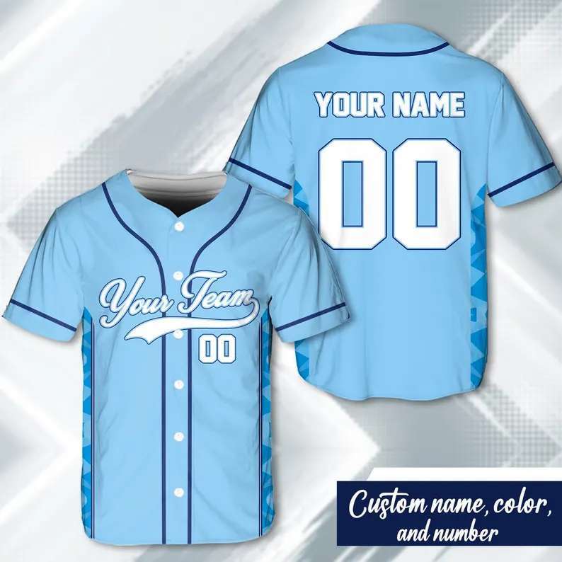 Personalized Team Name And Number Baseball Jersey, Custom Baseball Jersey Shirt, Baseball Jersey