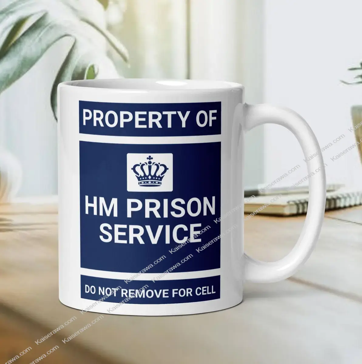 HM Prison Service Funny Cartoon Mug HM Prison Service Funny Cartoon Mug