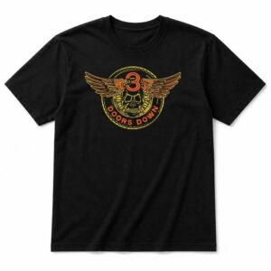 3 Doors Down Yellow Skull T-Shirt