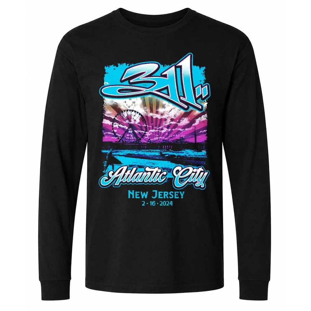 311 311 2024 Atlantic City T-Shirt 311 311 2024 Atlantic City T-Shirt