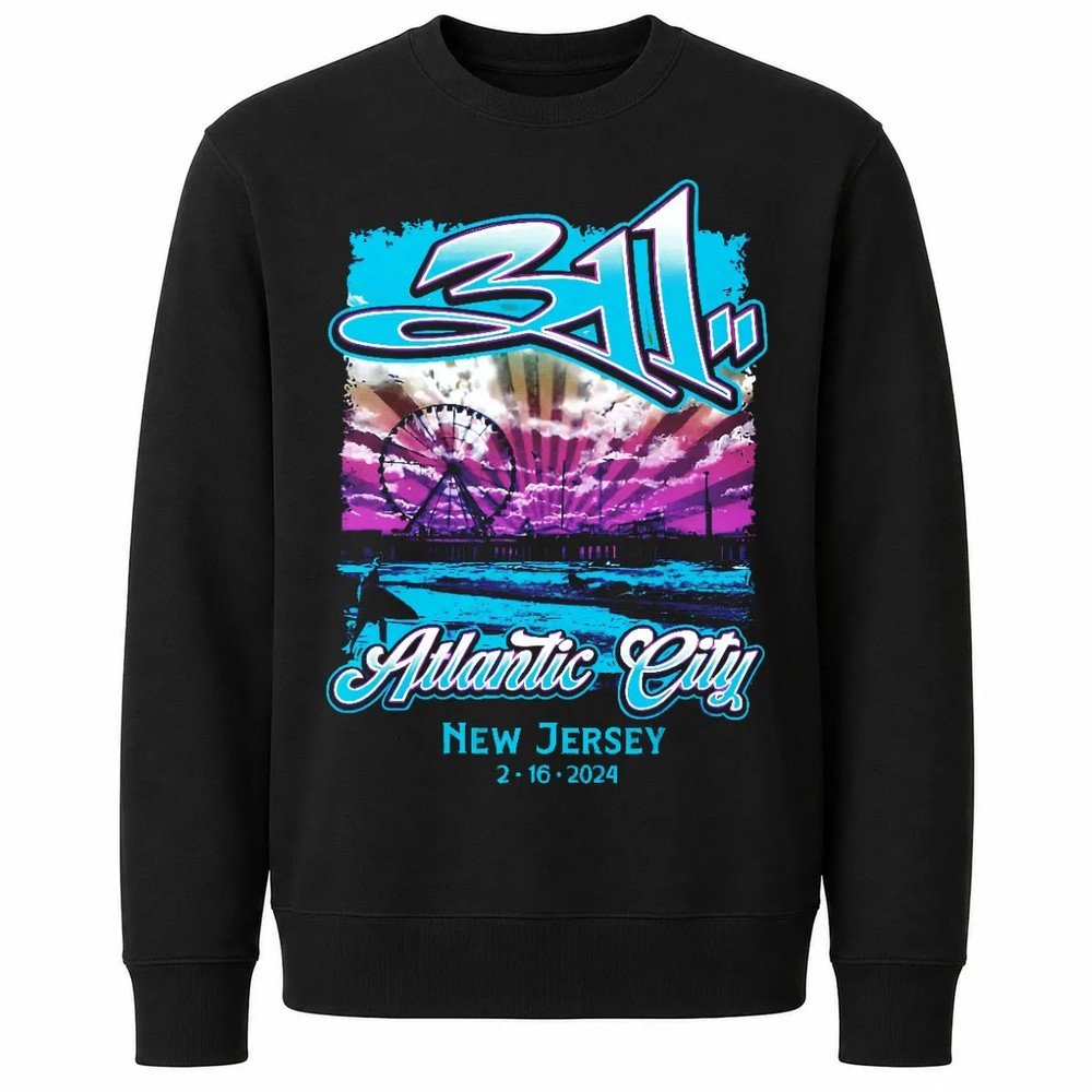 311 311 2024 Atlantic City T-Shirt 311 311 2024 Atlantic City T-Shirt