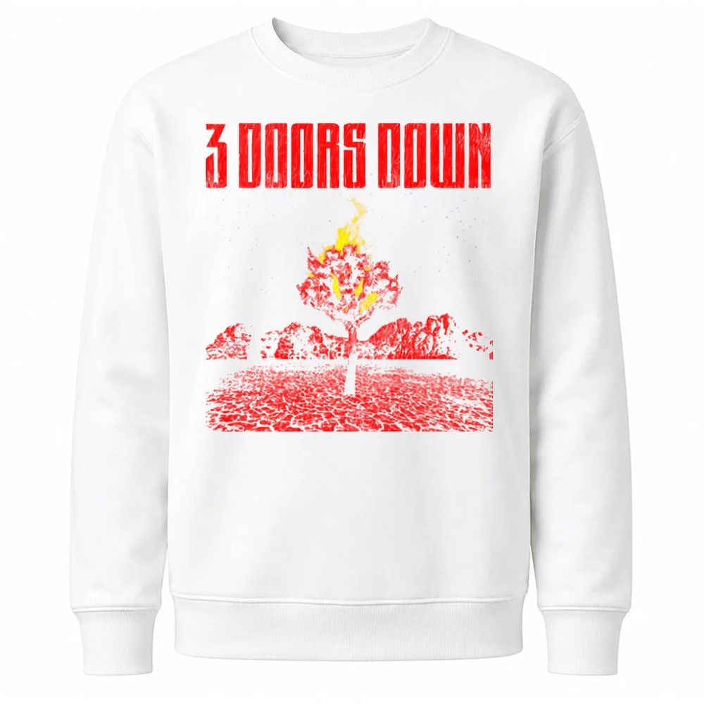 3 Doors Down Burning Bush T-Shirt 3 Doors Down Burning Bush T-Shirt
