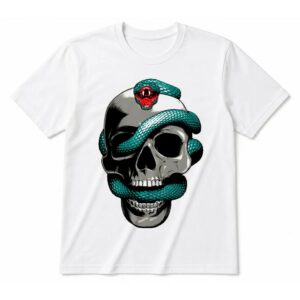 3 Doors Down Snake Skull T-Shirt