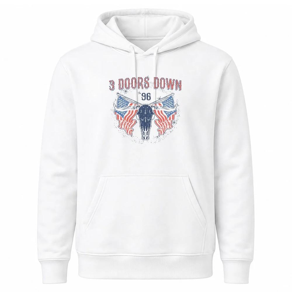 3 Doors Down Women’s Cattle Skull T-Shirt 3 Doors Down Women’s Cattle Skull T-Shirt