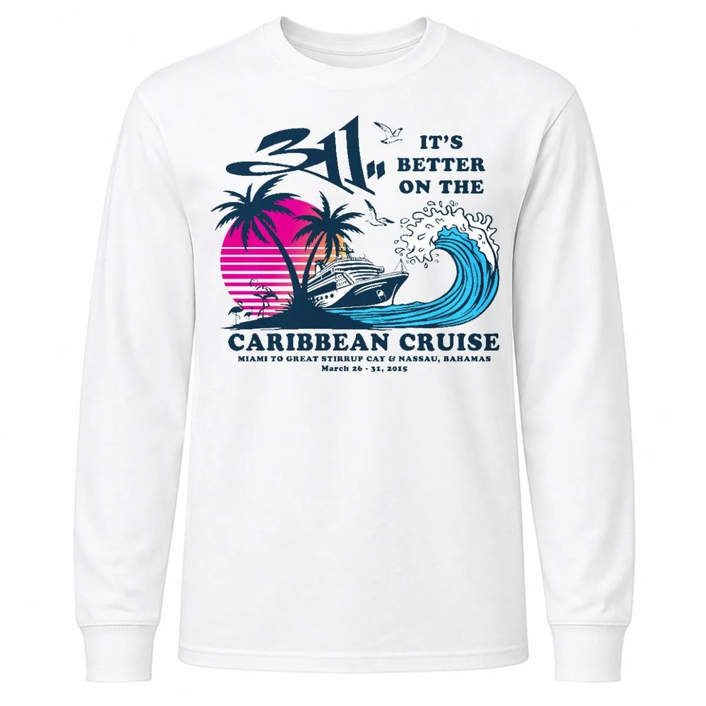 311 311 Cruise Yellow Wave Tee T-Shirt 311 311 Cruise Yellow Wave Tee T-Shirt
