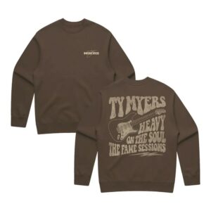 TY Myers Heavy On The Soul Brown Sweatshirt