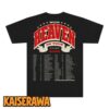 Zach Bryan Merch With Heaven On Top Black Tour T-Shirt 1
