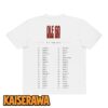 Ole 60 Merch 2025 White Tour T-Shirt 1