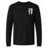 2819 Church 2819 Zip Up Black T-Shirt 2