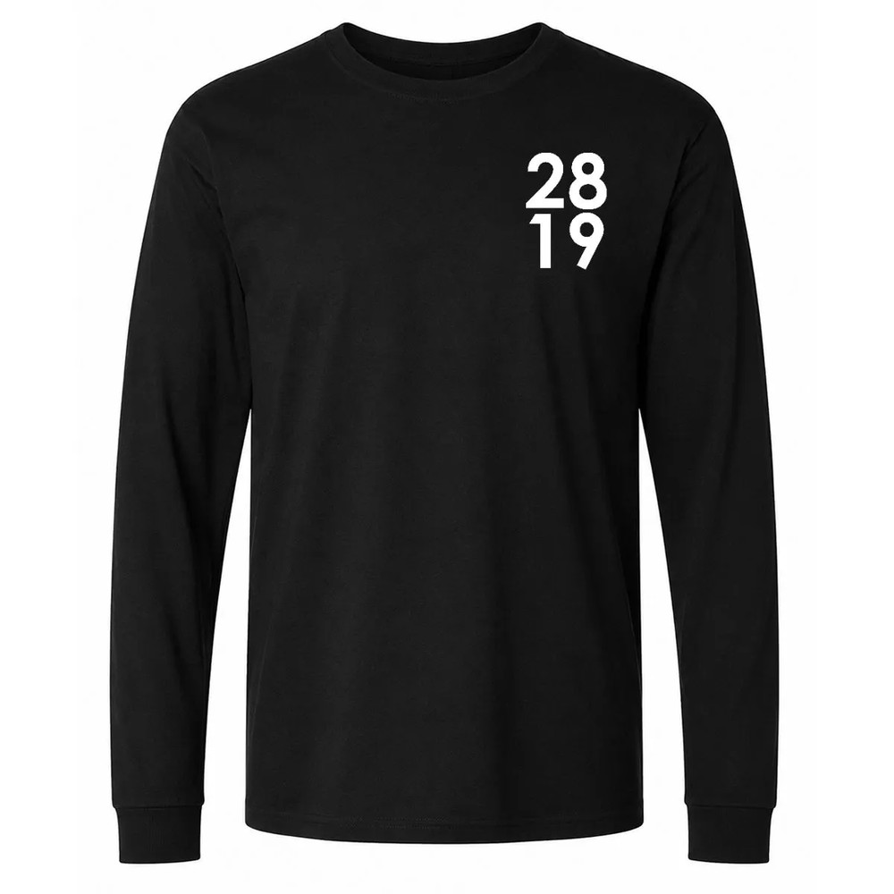 2819 Church 2819 Zip Up Black T-Shirt 2819 Church 2819 Zip Up Black T-Shirt