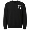 2819 Church 2819 Zip Up Black T-Shirt 3