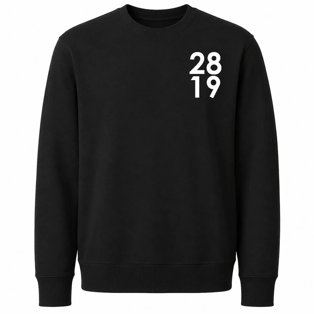 2819 Church 2819 Zip Up Black T-Shirt 2819 Church 2819 Zip Up Black T-Shirt