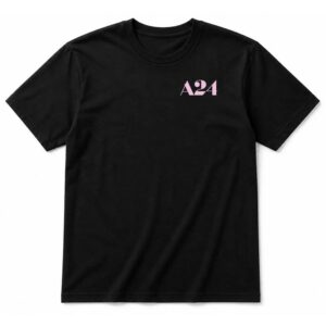 A24 Logo Tee – Pink T-Shirt