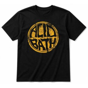 Acid Bath Acid Bath Worn ‘N Torn Logo Black T-Shirt