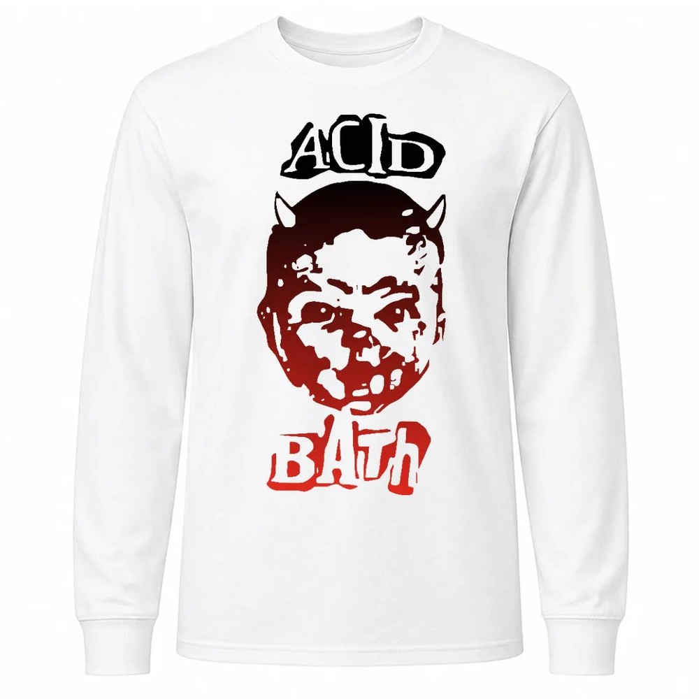 Acid Bath Devil Baseball T-Shirt Acid Bath Devil Baseball T-Shirt