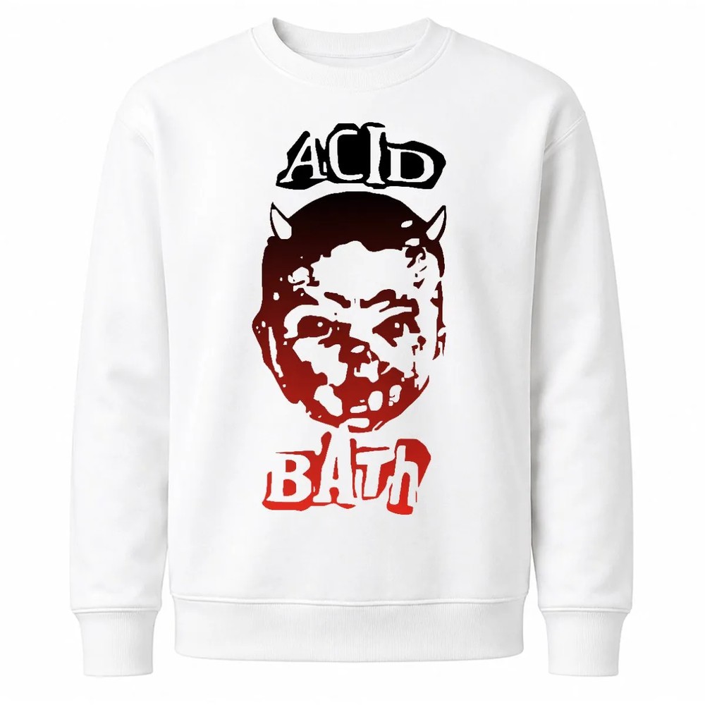 Acid Bath Devil Baseball T-Shirt Acid Bath Devil Baseball T-Shirt