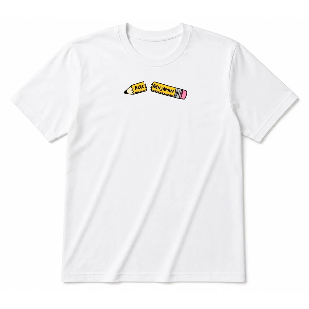 Alec Benjamin Pencil T-Shirt Alec Benjamin Pencil T-Shirt