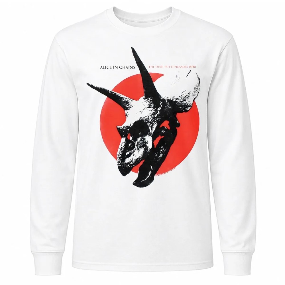 Alice In Chains Alice In Chains The Devil Put Dinosaurs Here Red Dot T-Shirt Alice In Chains Alice In Chains The Devil Put Dinosaurs Here Red Dot T-Shirt