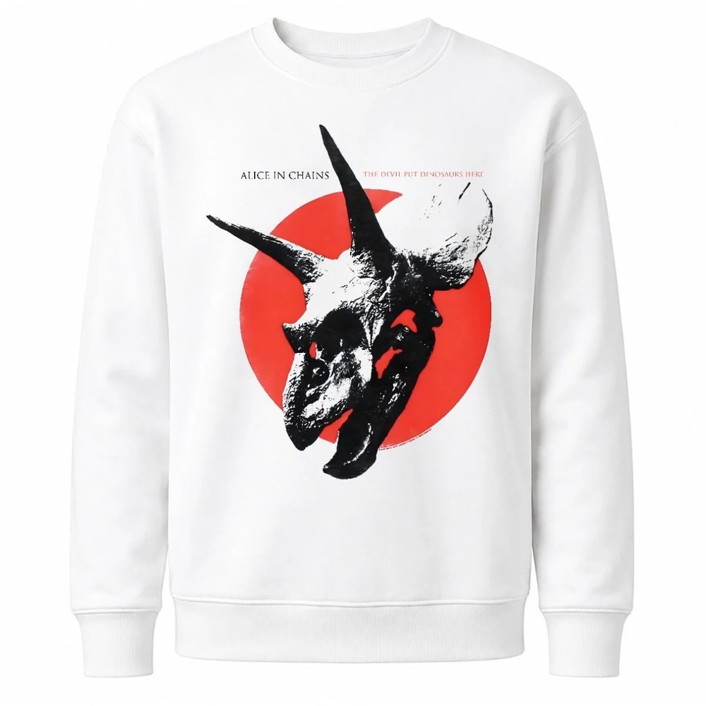 Alice In Chains Alice In Chains The Devil Put Dinosaurs Here Red Dot T-Shirt Alice In Chains Alice In Chains The Devil Put Dinosaurs Here Red Dot T-Shirt