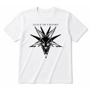 Alice In Chains Black On Grey The Devil Put Dinosaurs Here T-Shirt