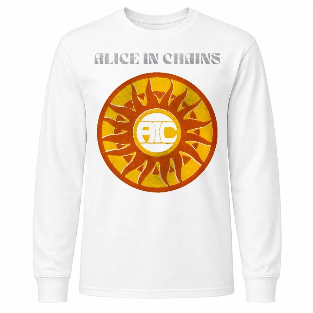 Alice In Chains Circle Sun Vintage T-Shirt Alice In Chains Circle Sun Vintage T-Shirt