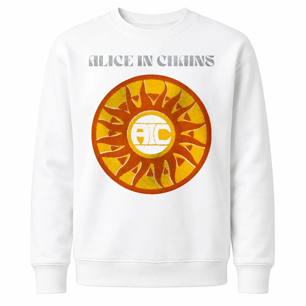 Alice In Chains Circle Sun Vintage T-Shirt Alice In Chains Circle Sun Vintage T-Shirt
