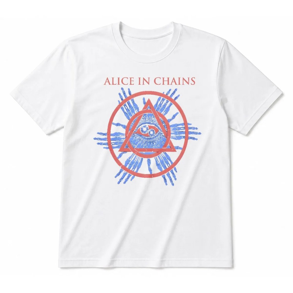 Alice In Chains Circle Triangle T-Shirt Alice In Chains Circle Triangle T-Shirt