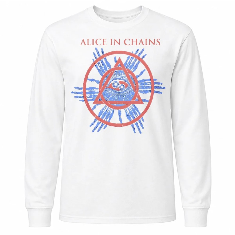 Alice In Chains Circle Triangle T-Shirt Alice In Chains Circle Triangle T-Shirt