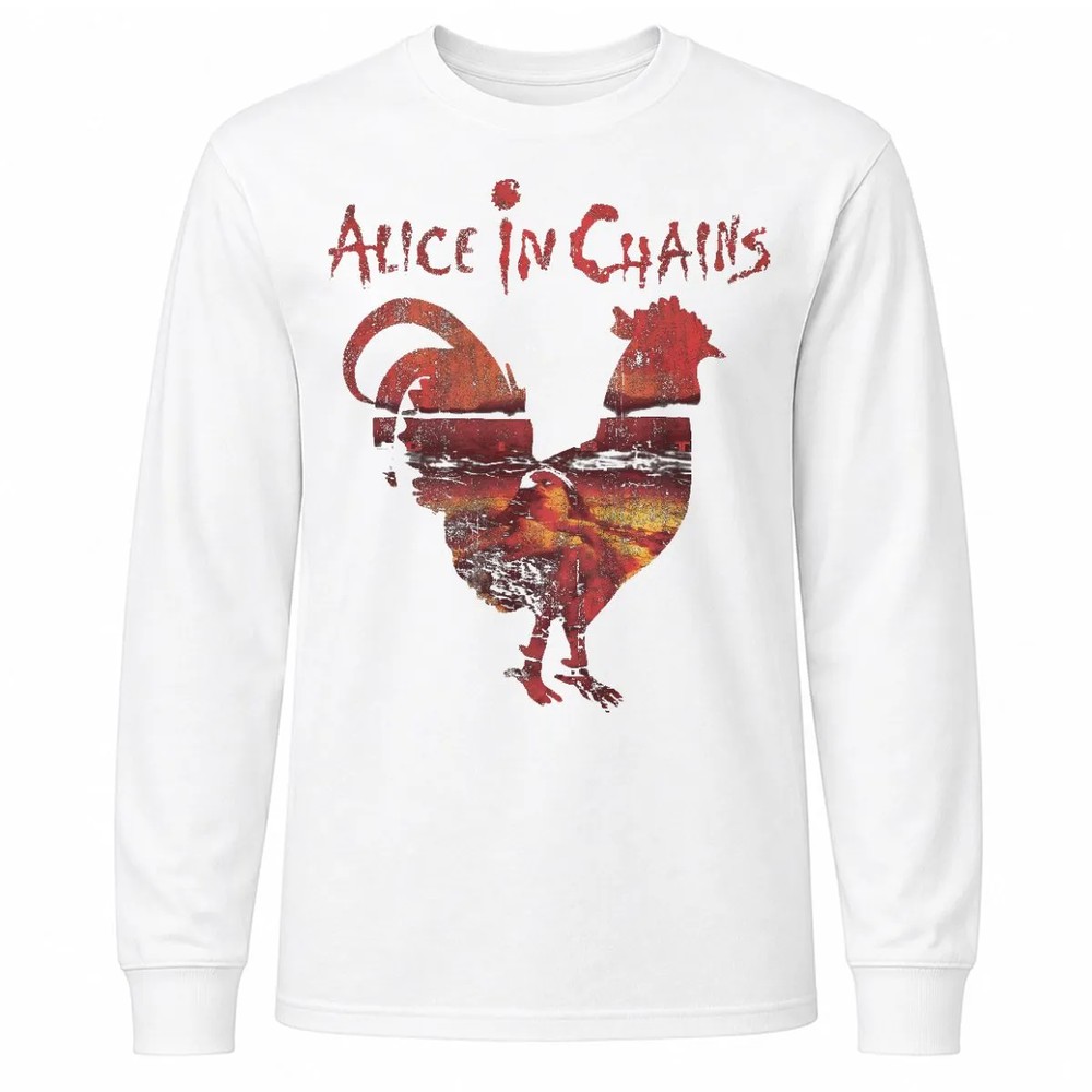 Alice In Chains Dirt Rooster Silhouette T-Shirt Alice In Chains Dirt Rooster Silhouette T-Shirt