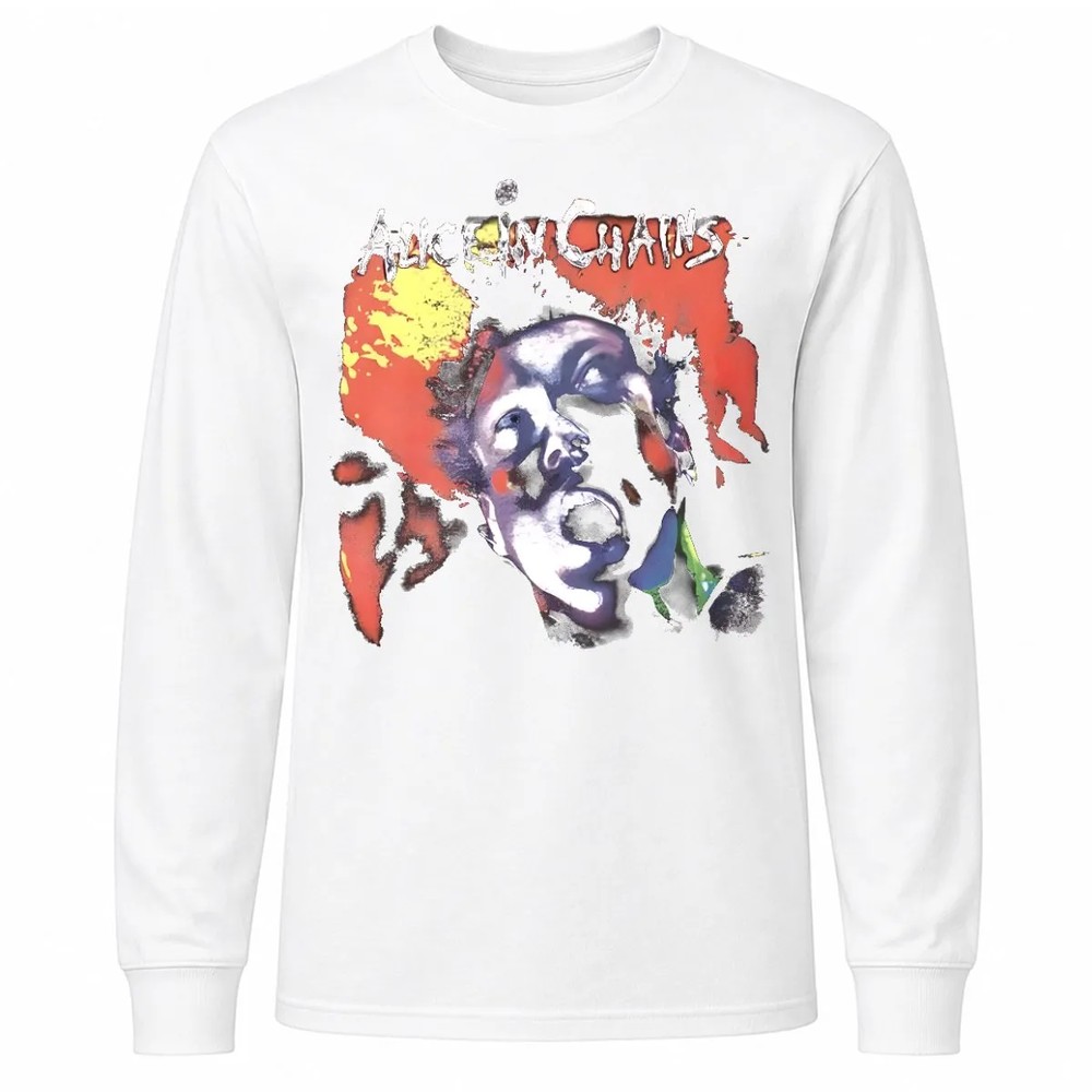 Alice In Chains Facelift T-Shirt – White Alice In Chains Facelift T-Shirt – White