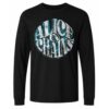 Alice In Chains Circle Text T-Shirt Black 2