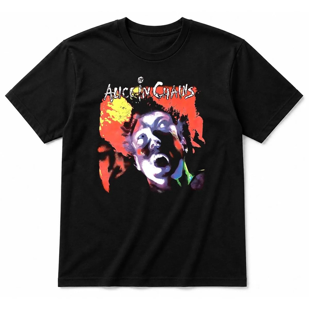 Alice In Chains Facelift T-Shirt – Black Alice In Chains Facelift T-Shirt – Black