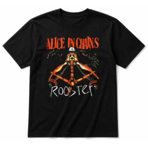 Alice In Chains Rooster Black T-Shirt