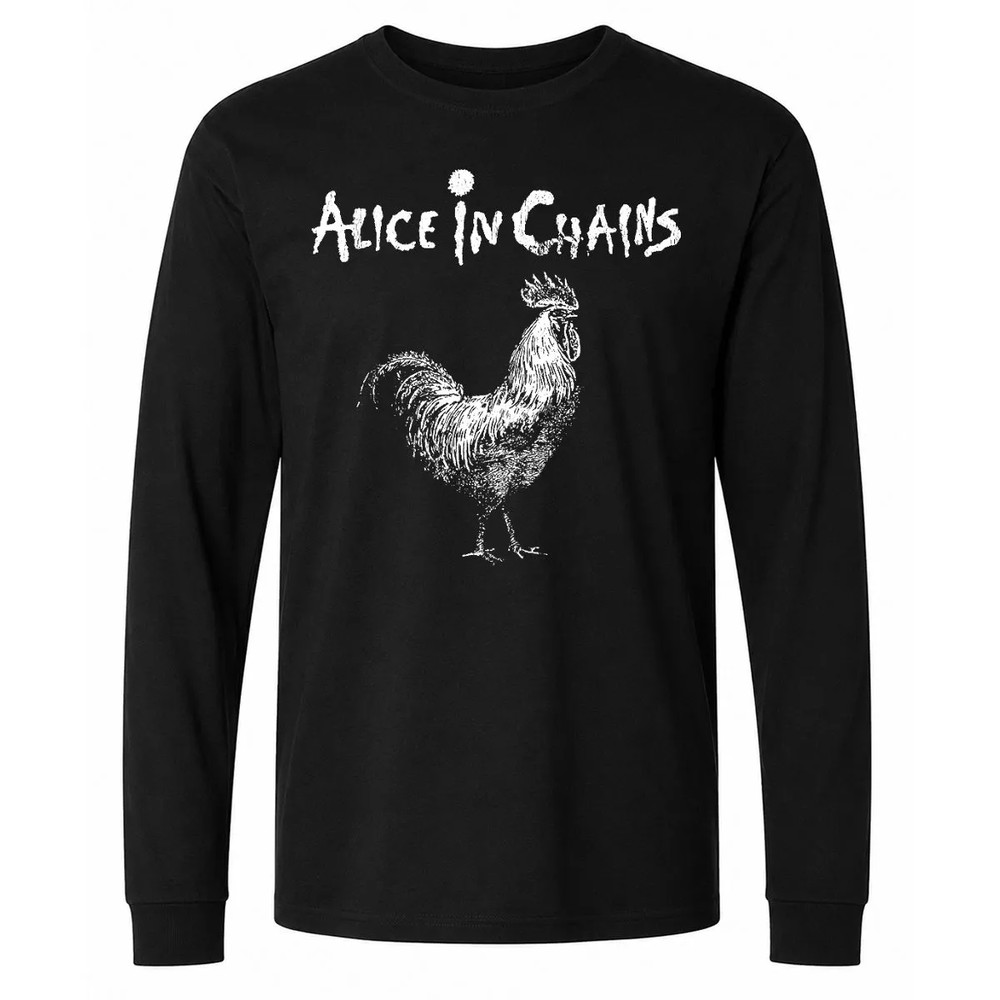 Alice In Chains Rooster T-Shirt – Black Alice In Chains Rooster T-Shirt – Black