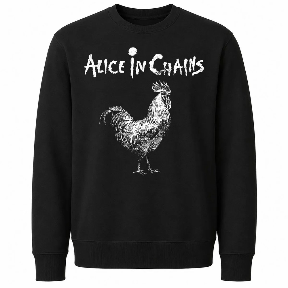 Alice In Chains Rooster T-Shirt – Black Alice In Chains Rooster T-Shirt – Black