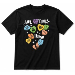 All Time Low Candy Hearts T-Shirt