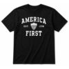 America First America First Navy T-Shirt