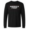 America First America First Navy T-Shirt 2