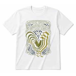 Alice In Chains Psychedelic Rooster T-Shirt