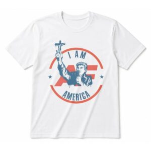 America First America First Crucifix T-Shirt