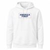 America First America First T-Shirt Sand 1